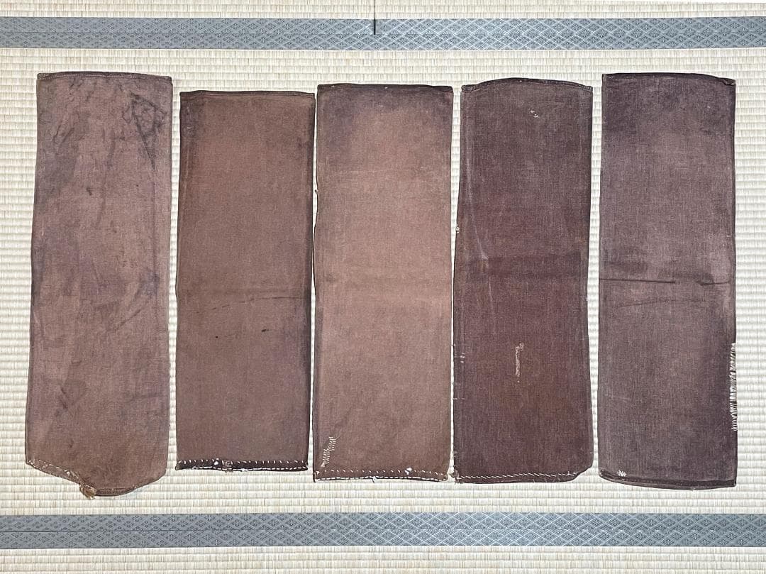 酒袋 10枚　柿渋染め　古布　015