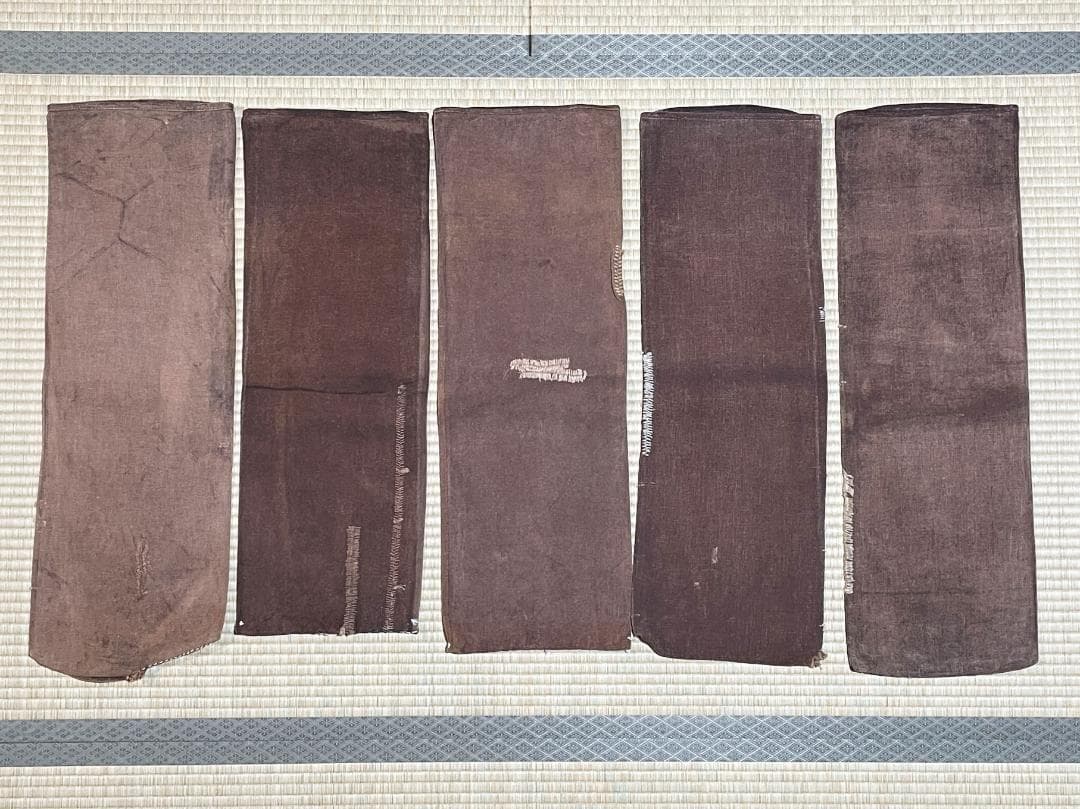 酒袋 10枚　柿渋染め　古布　015