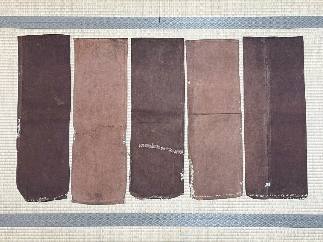 酒袋 10枚　柿渋染め　古布　015