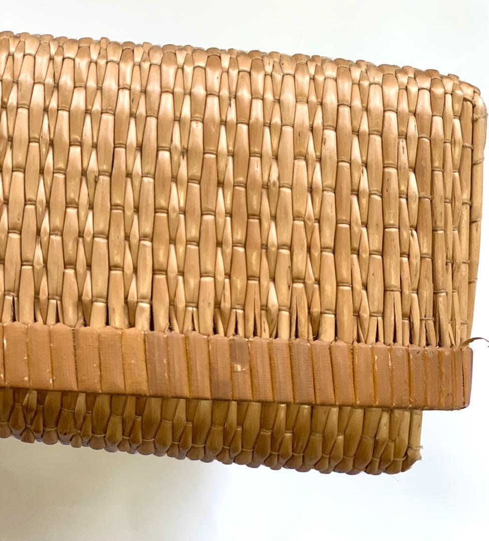 柳行李　希少　かご　レトロ　未使用品