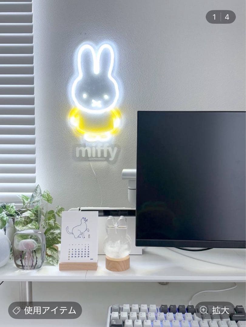 【新品未使用】スタジオクリップコラボミッフィー ネオンライト