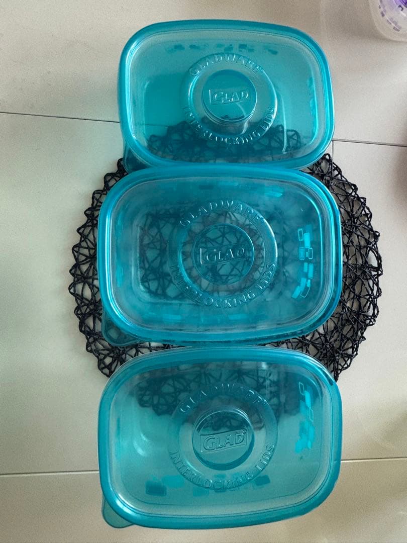 新品未使用☆GLAD☆グラッド☆コンテナ☆保存容器　セット売り♪