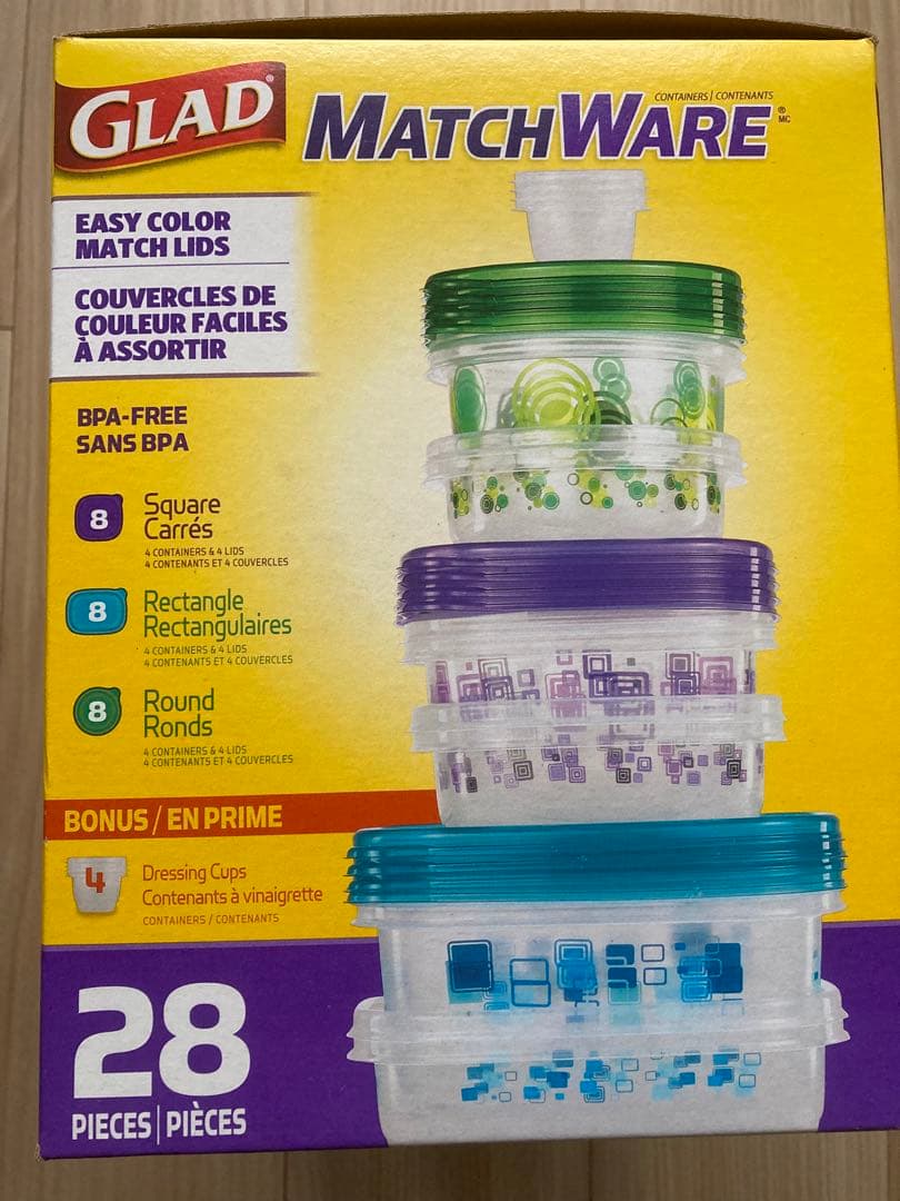 新品未使用☆GLAD☆グラッド☆コンテナ☆保存容器　セット売り♪