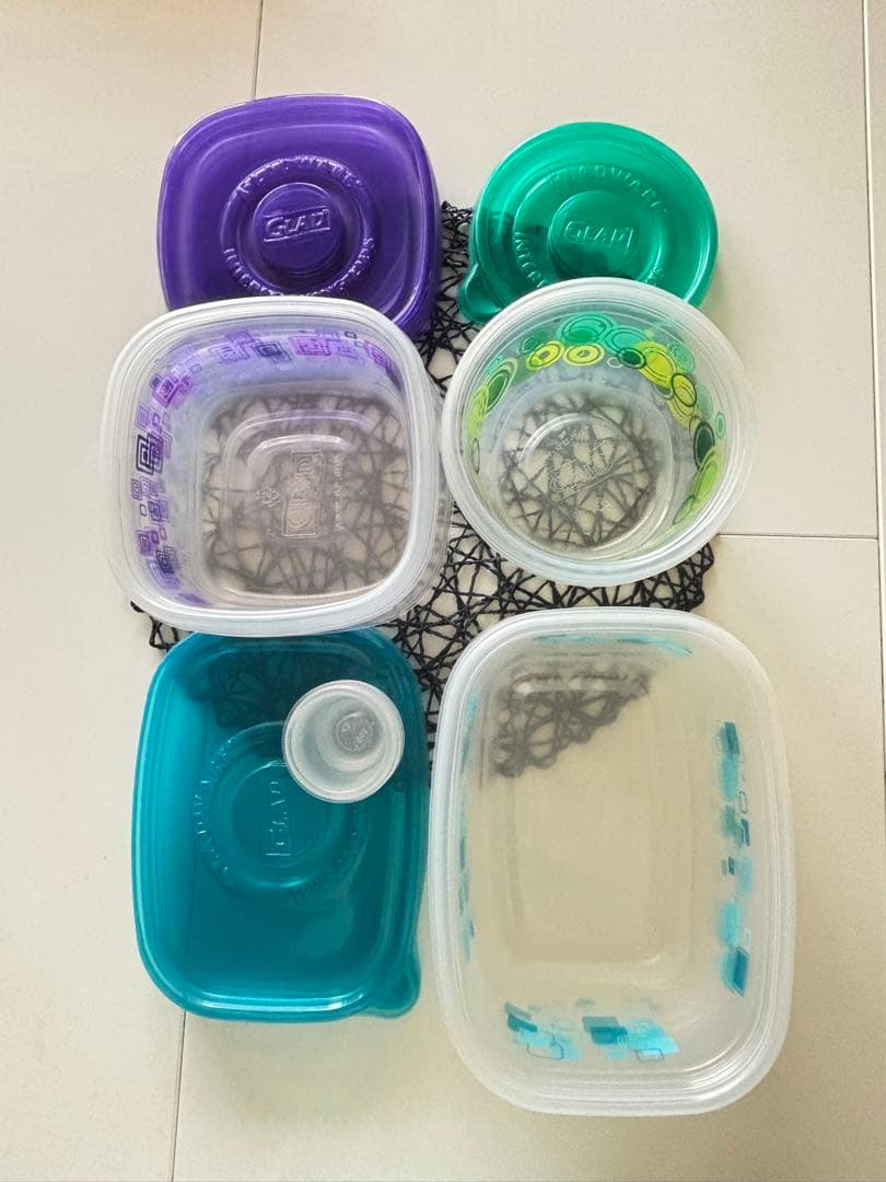 新品未使用☆GLAD☆グラッド☆コンテナ☆保存容器　セット売り♪