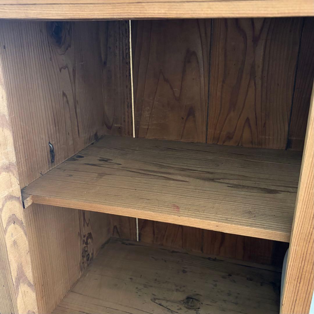 古家具 / アンティークガラス戸棚 / 無垢材②