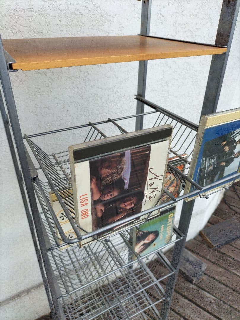 メタル　CDラック CDタワー 136 cm