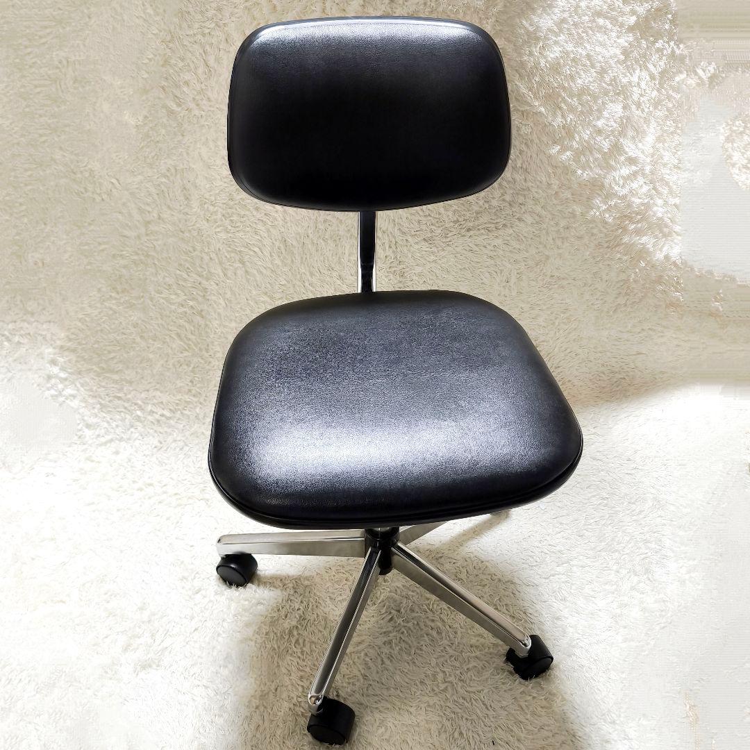 アンティーク】コクヨ 事務椅子 オフィスチェア キャスター付き 昭和