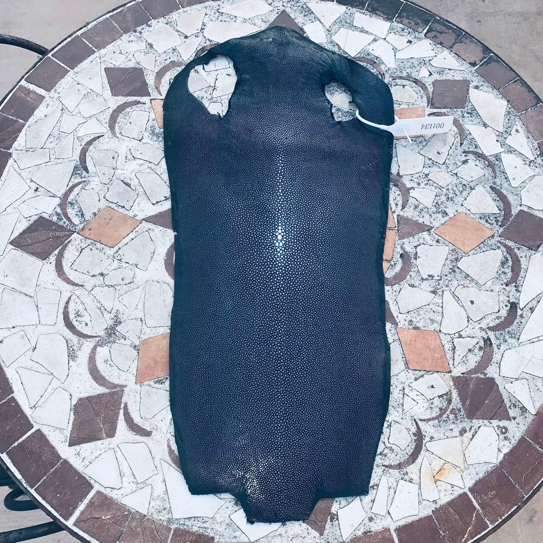 10) エイ革 鮫革 鮫皮 stingray ガルーシャ スティングレイ