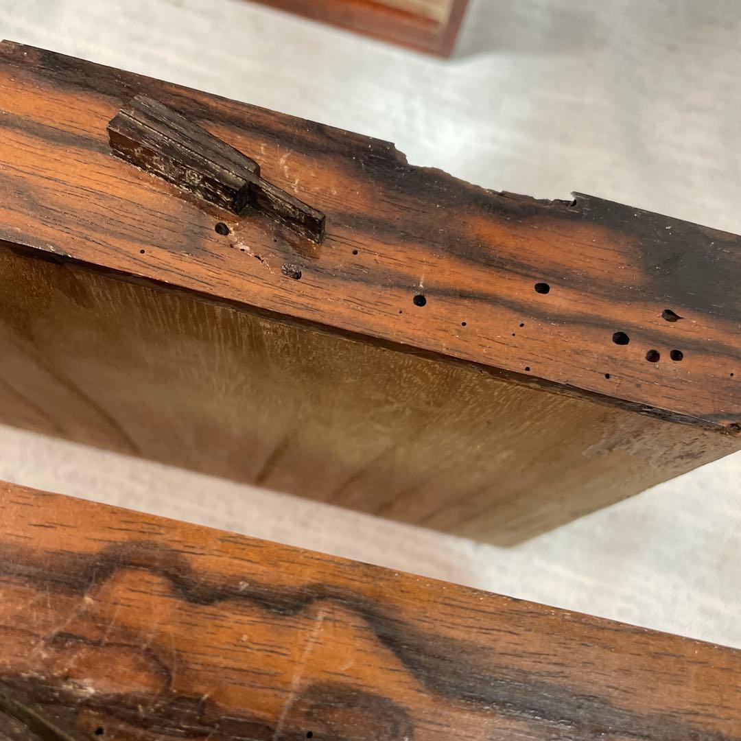 【値下げ】木製ガラスケース 引き出し　取手　アンティーク　ショーケース　卓上