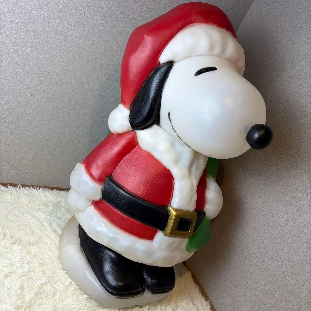 希少 スヌーピー サンタクロース イルミネーション 80cm SNOOPY