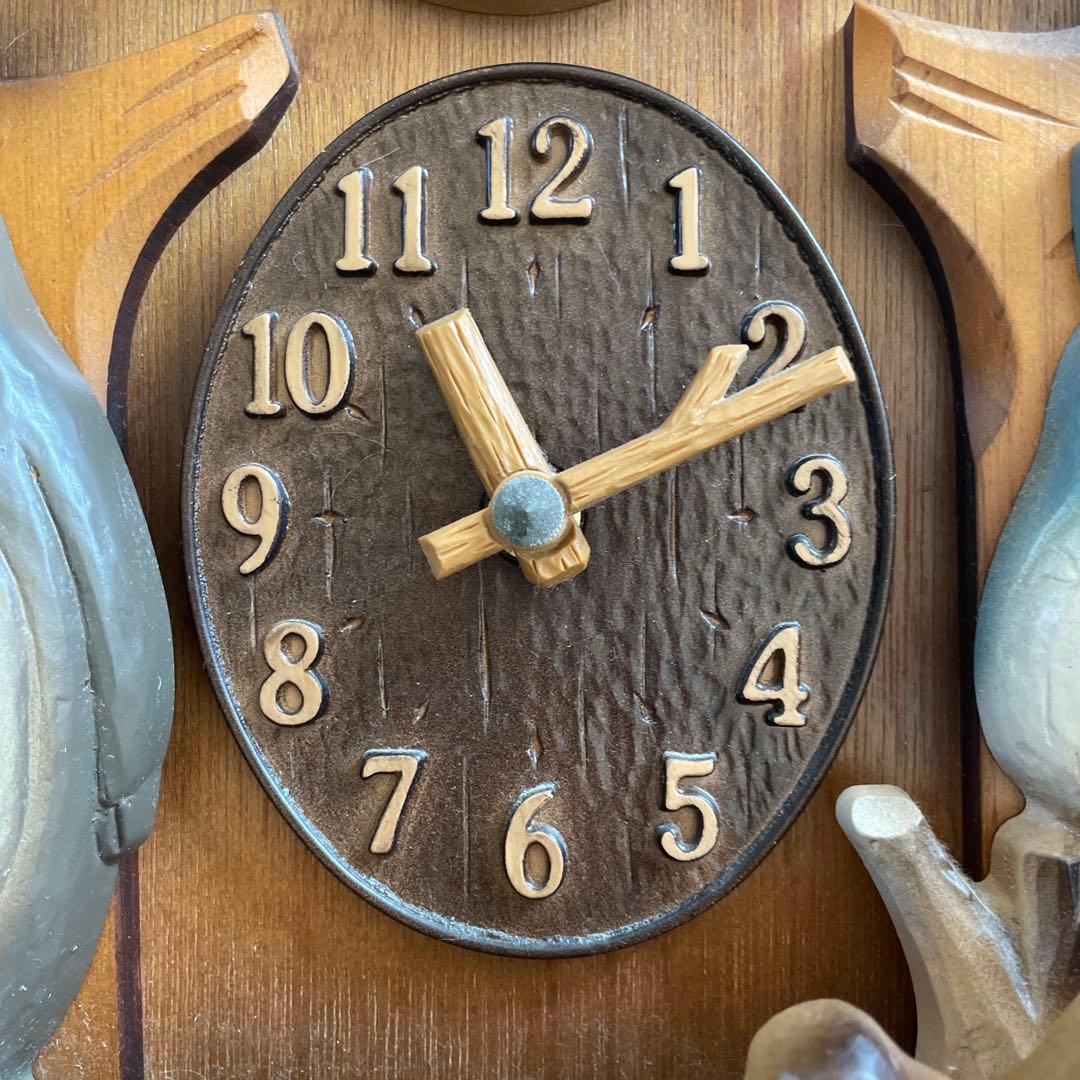 トトロ 木製掛け時計 カッコウ付き