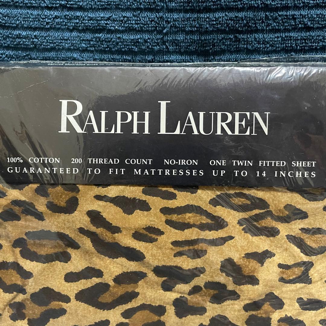 未使用品】 「ラルフローレン ヒョウ柄シーツ」 RALPH LAUREN - メルカリ
