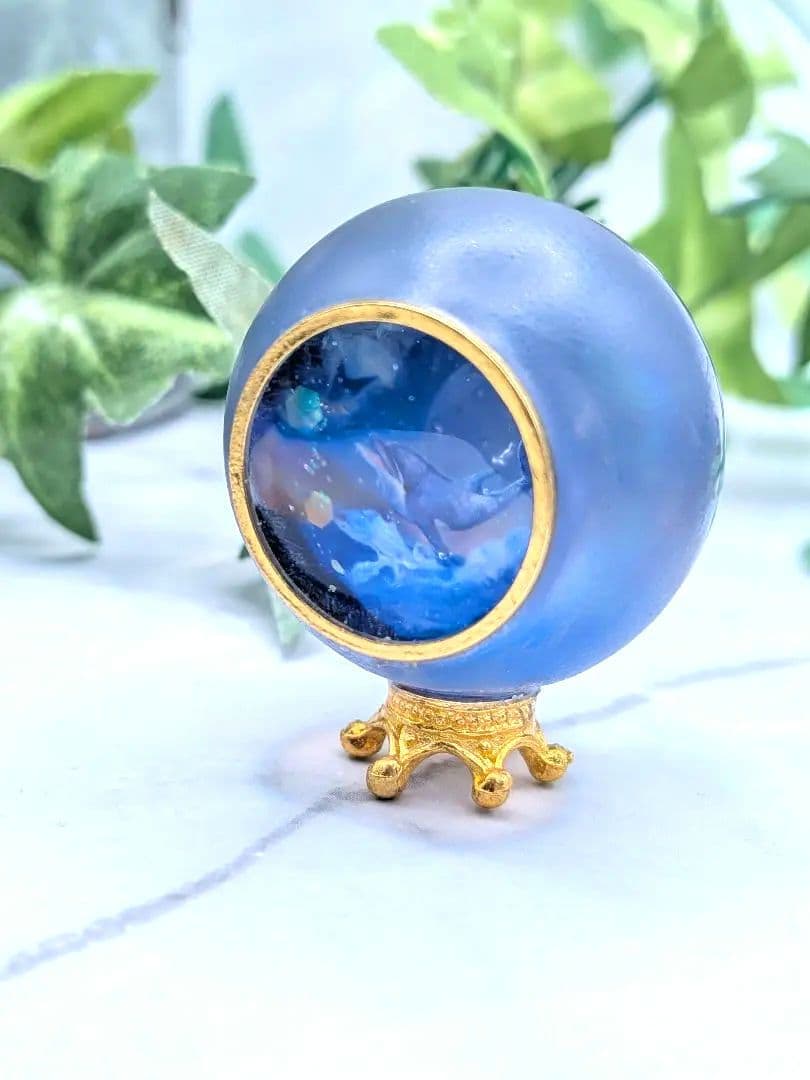 《予約済み》丸窓〜イルカと月〜