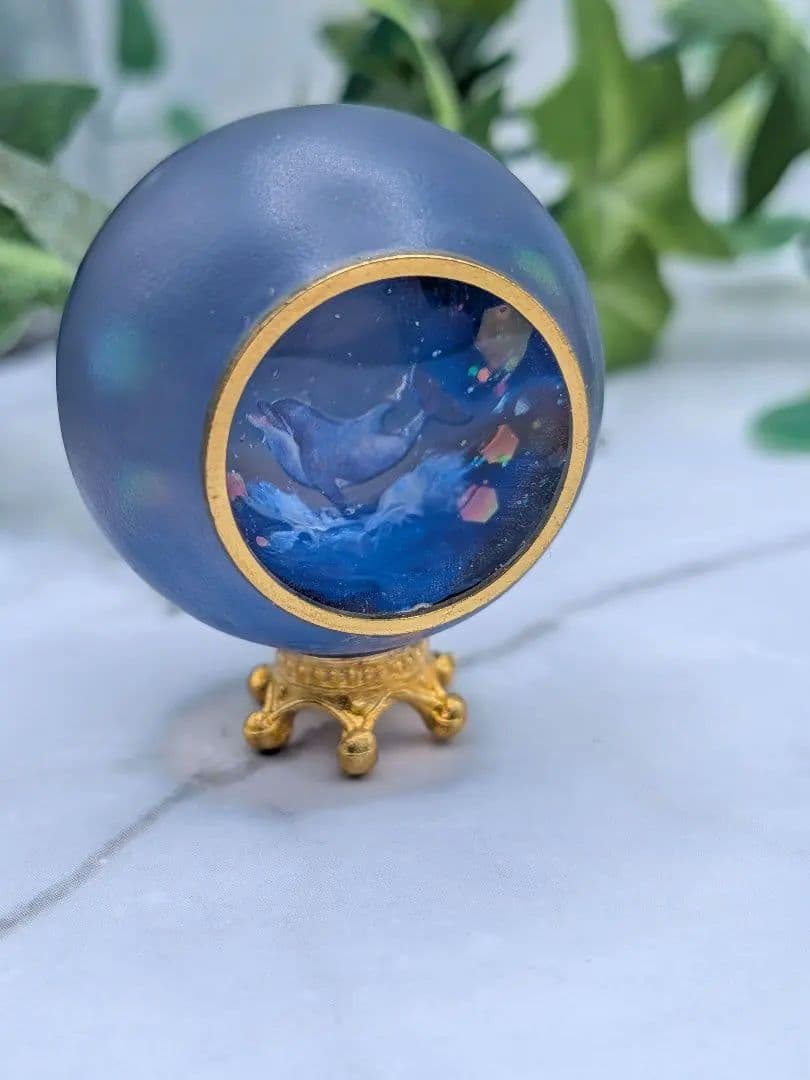 《予約済み》丸窓〜イルカと月〜