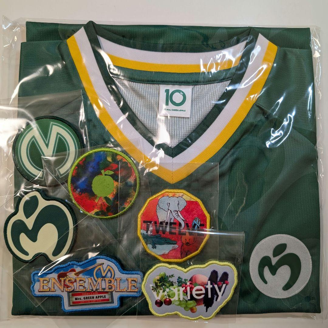 ミセスグリーンアップル ベストアルバム10 ゲームシャツ ワッペン 6個