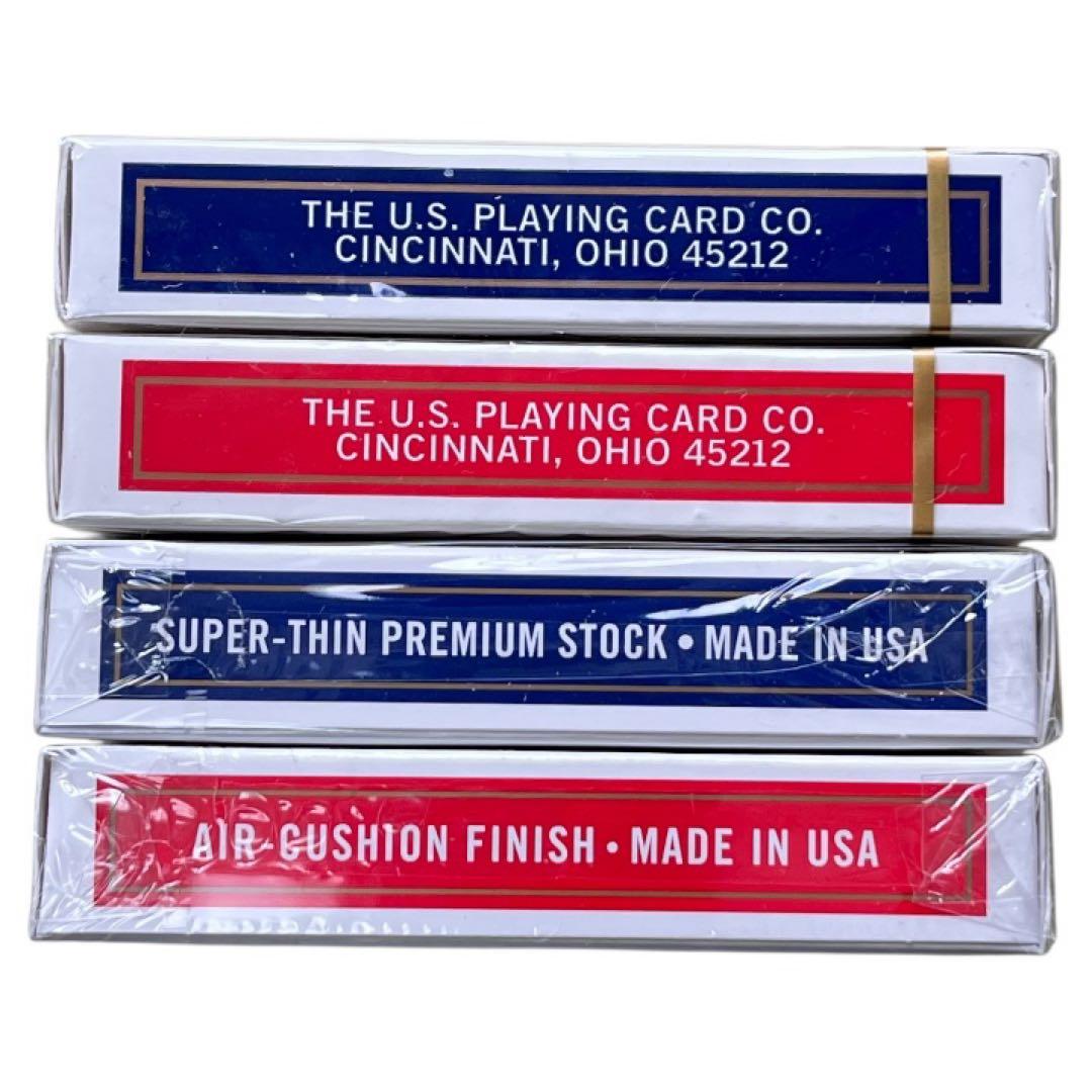 未開封】バイシクル トランプ 4個セット (ゴルスタ/エリート