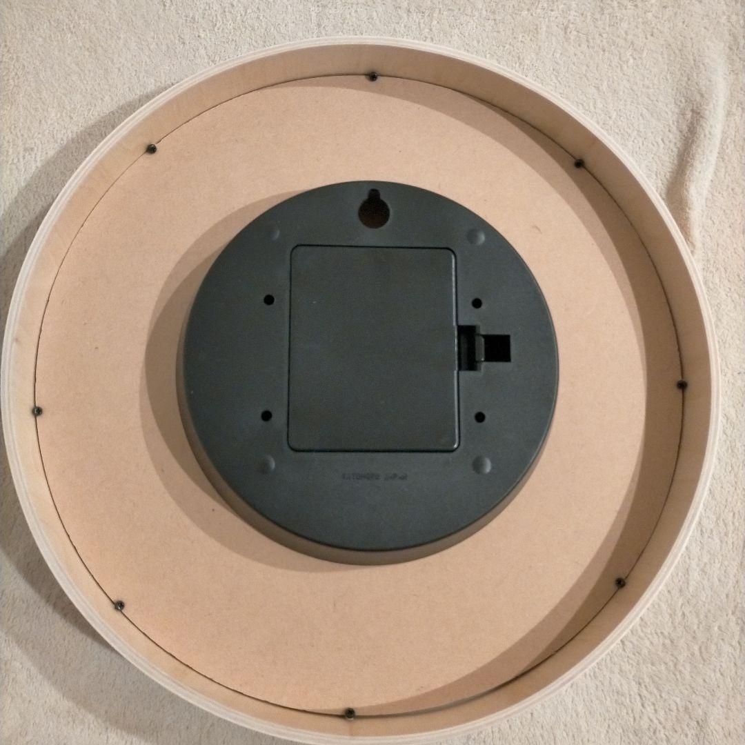 秒針が滑るように動く加藤木工KATOMOKUアナログ電波時計