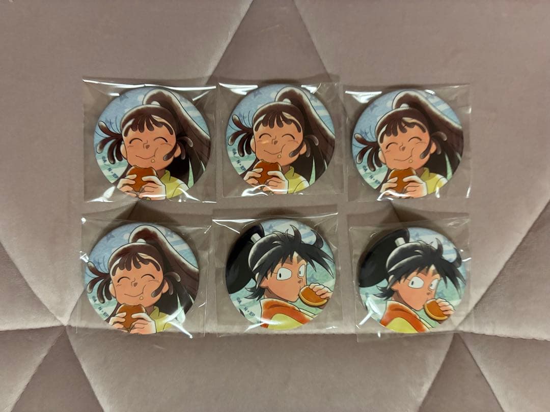 忍たま乱太郎 下町散策 缶バッジ 尾浜勘右衛門 久々知兵助 計6点