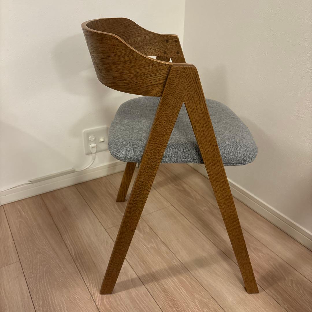 unico チェア　ELEMT(エレムト) ブラウン