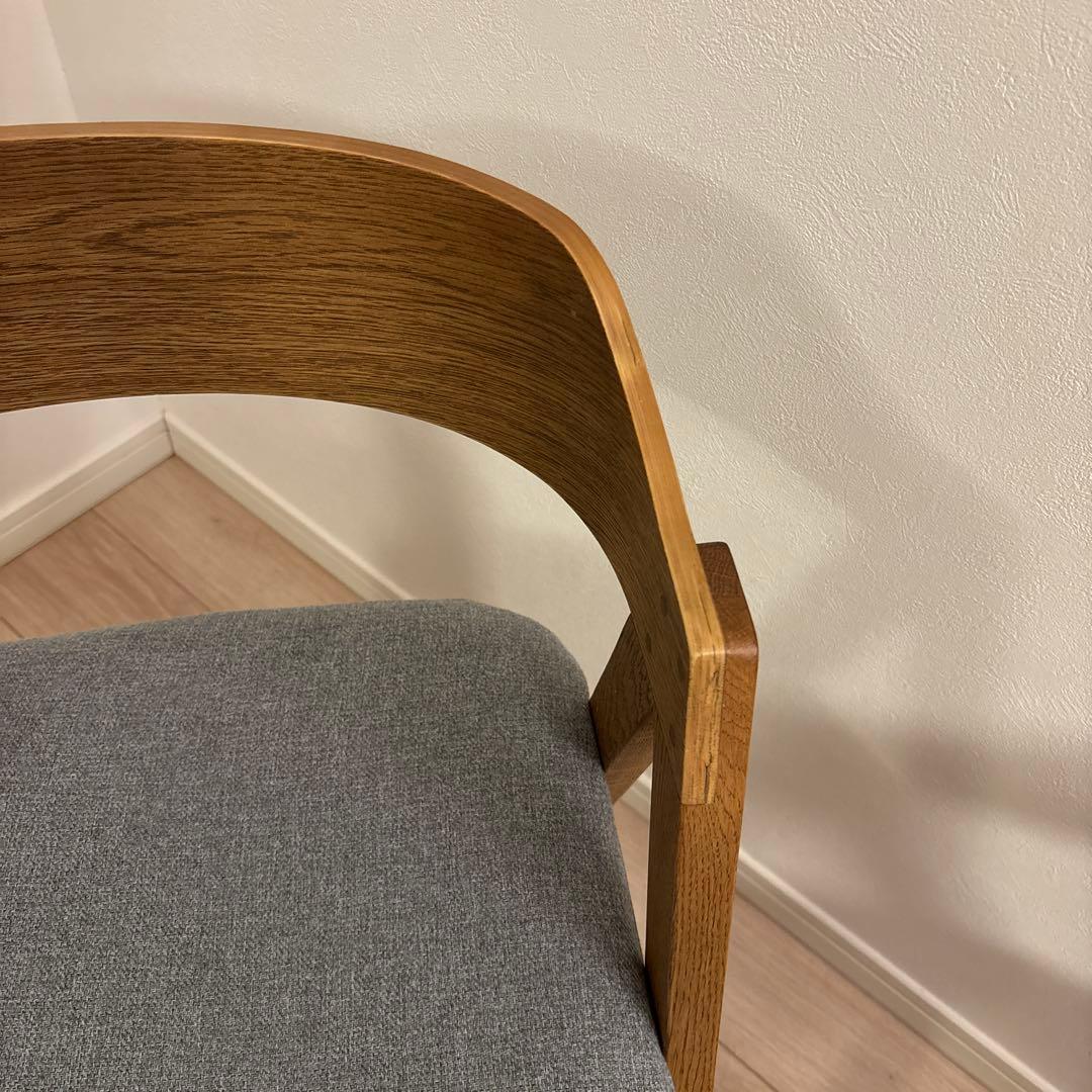 unico チェア　ELEMT(エレムト) ブラウン