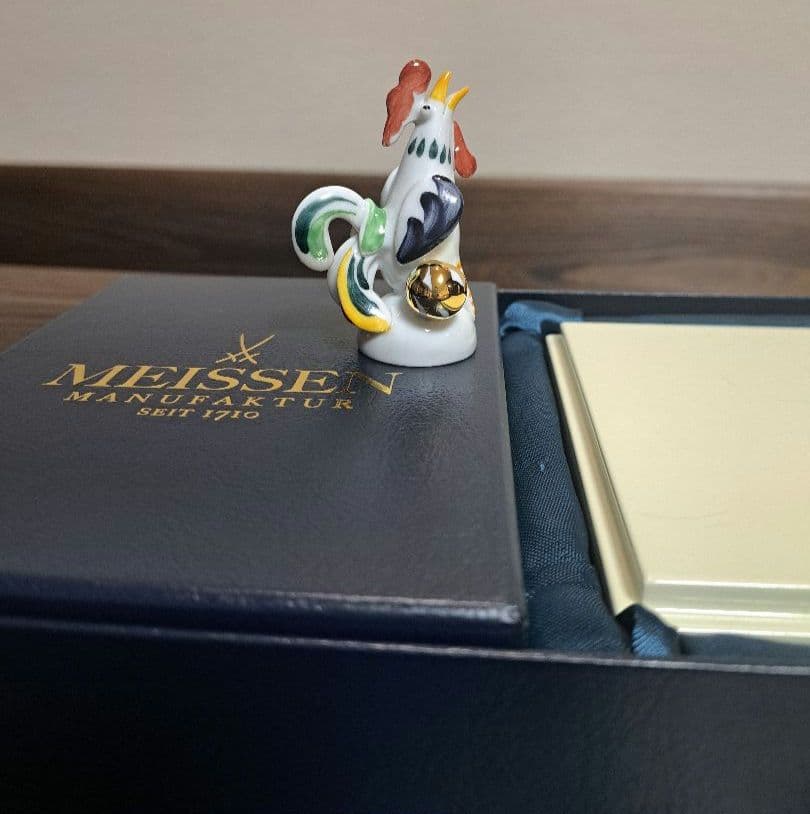 新品　MEISSEN マイセン 干支シリーズ　酉　希少 フィギュリン