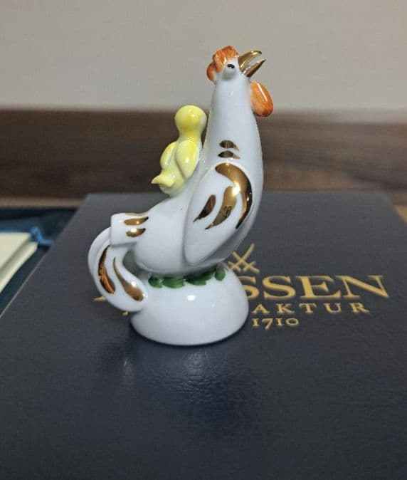 新品　MEISSEN マイセン 干支シリーズ　酉　希少 フィギュリン