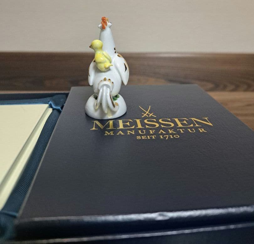 新品　MEISSEN マイセン 干支シリーズ　酉　希少 フィギュリン