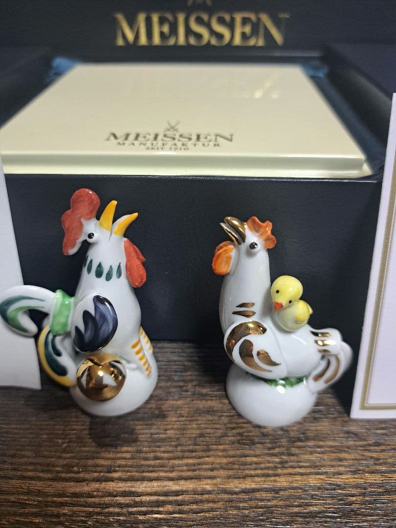 新品　MEISSEN マイセン 干支シリーズ　酉　希少 フィギュリン