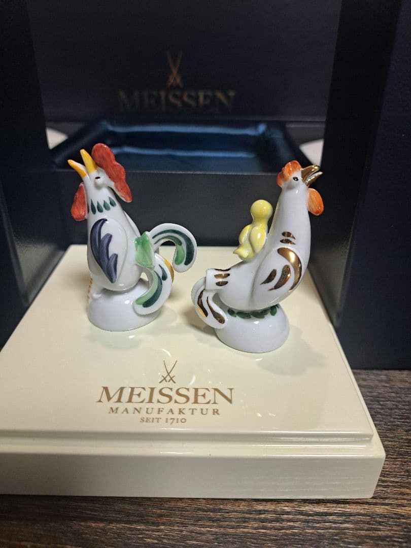 新品　MEISSEN マイセン 干支シリーズ　酉　希少 フィギュリン