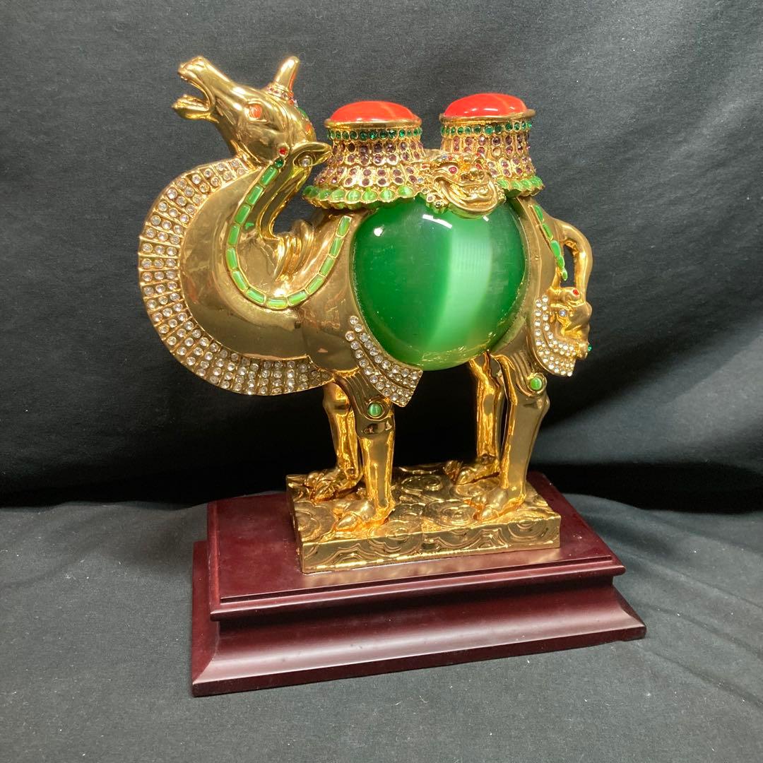 《中国美術》ラクダ置物 中国古玩 置物 工芸品