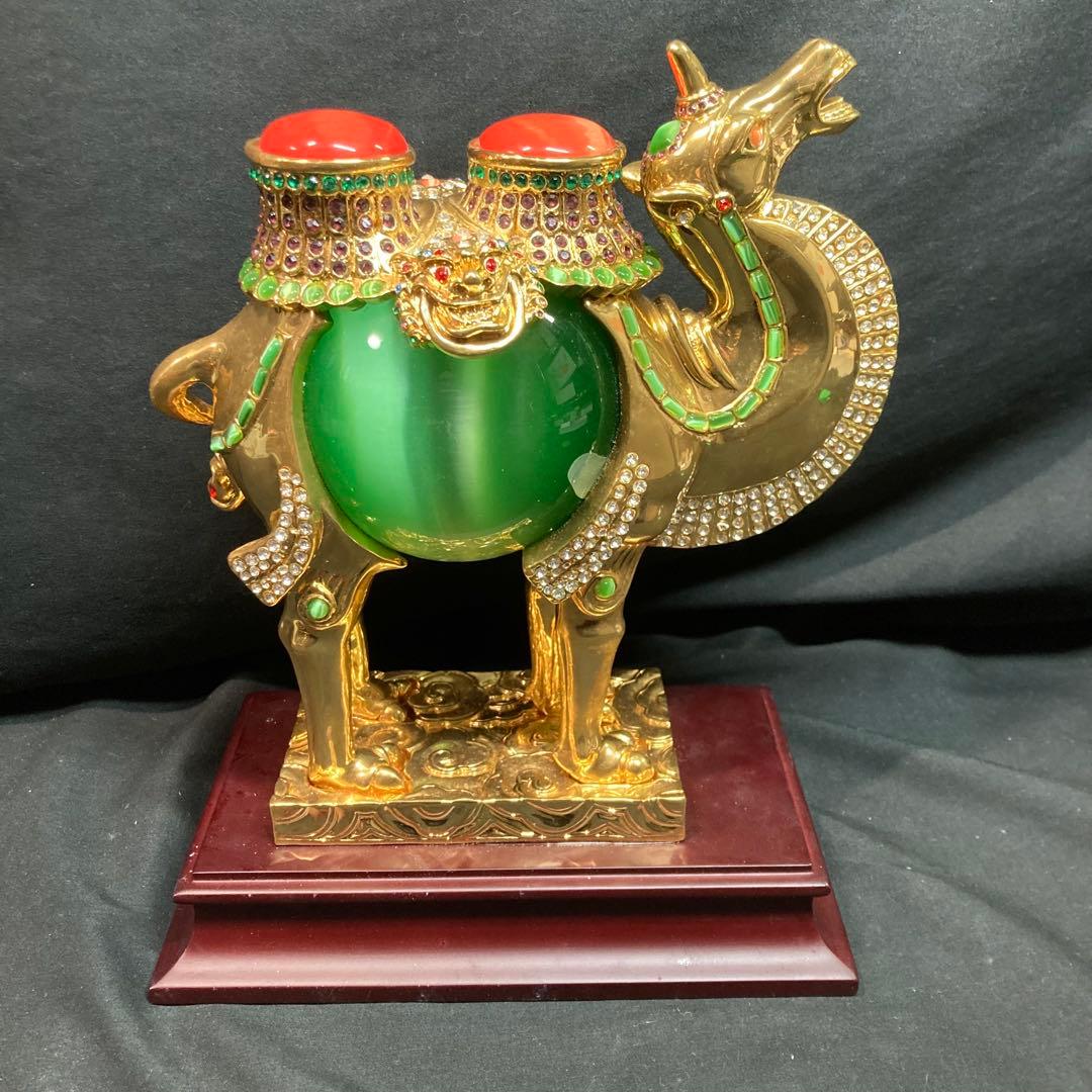 《中国美術》ラクダ置物 中国古玩 置物 工芸品