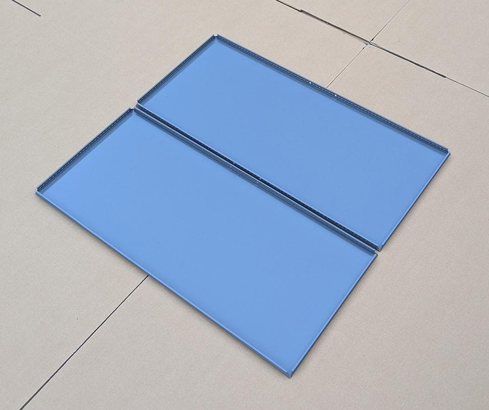 USMハラー用パーツ パネル 板 73.5x33.5cm 部品 ミッドグレー2枚