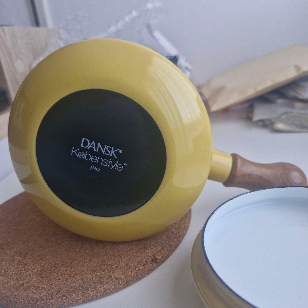 DANSK ダンスク　蓋つき コベンスタイル ソースパン 黄 #01