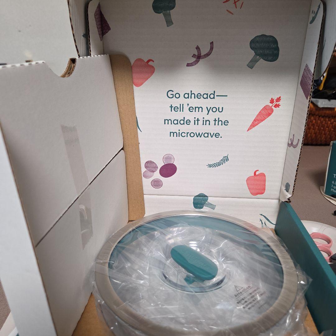 新品Anyday エニデイ 電子レンジ調理器具　16cm 18cmディッシュ2個