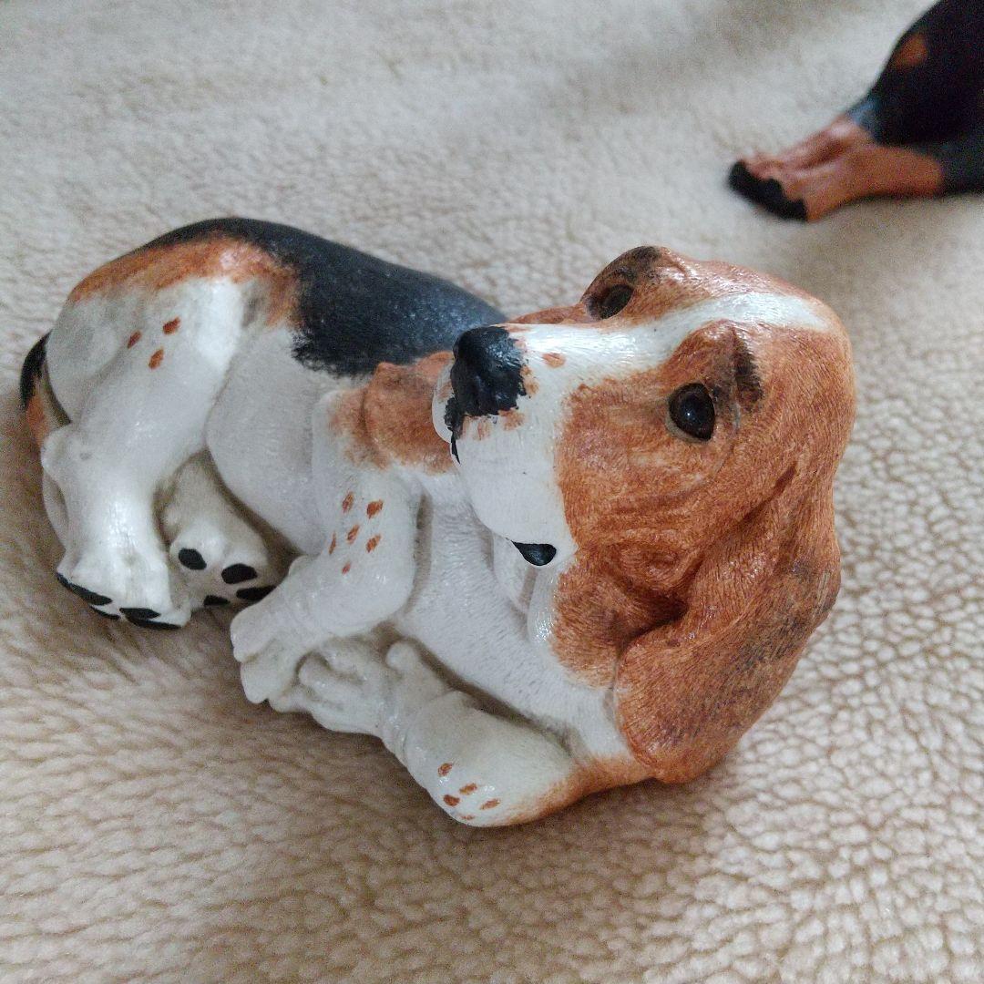 Whiskers Marty Sculptures Inc 3匹の犬の置物