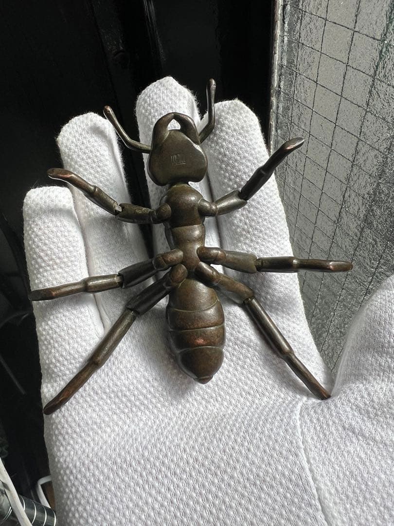 古銅自在蟻アリ置物