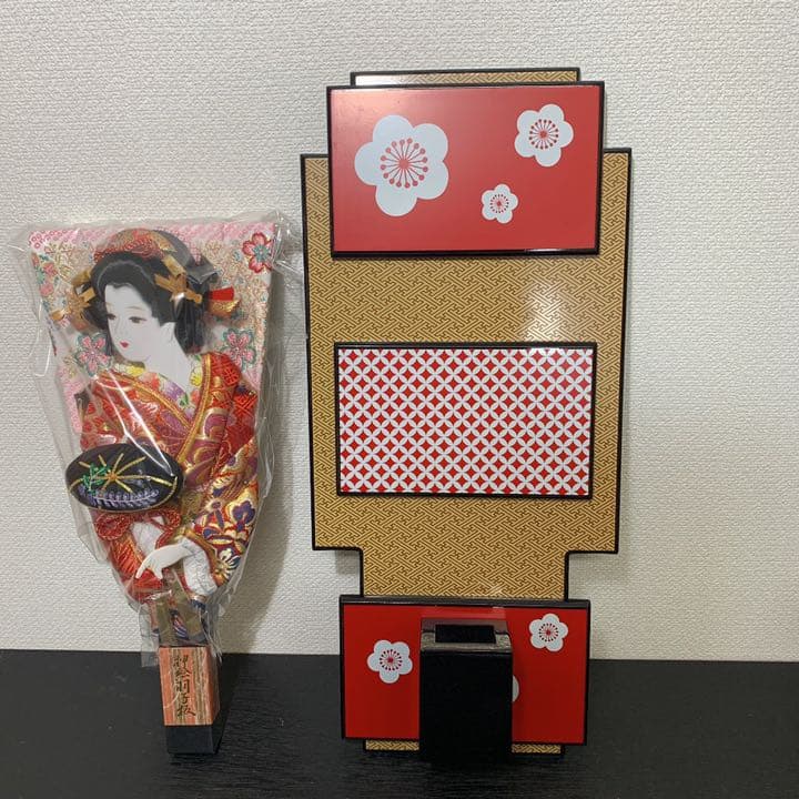 押絵羽子板　藤娘　伝統工芸品　新品