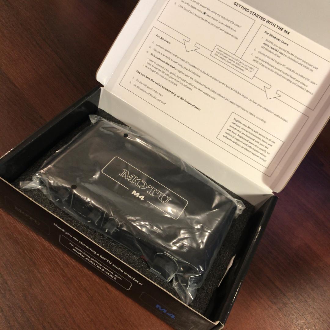 【最終値下げ！】MOTU M4 オーディオインターフェイス