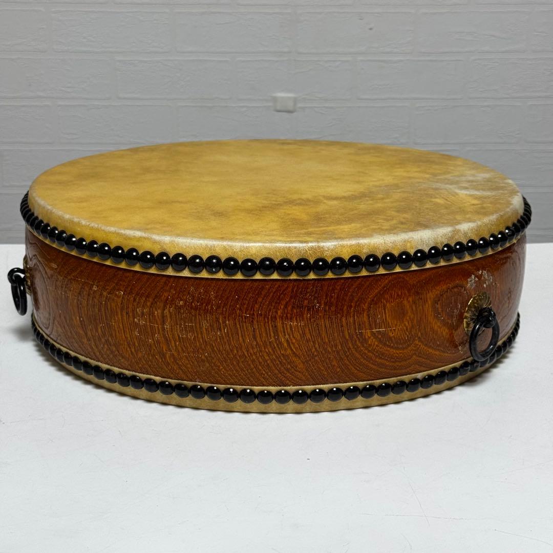 上鳴 和太鼓 平太鼓 太鼓 和楽器 打楽器 鼓面直径37cm 胴高さ11.5cm