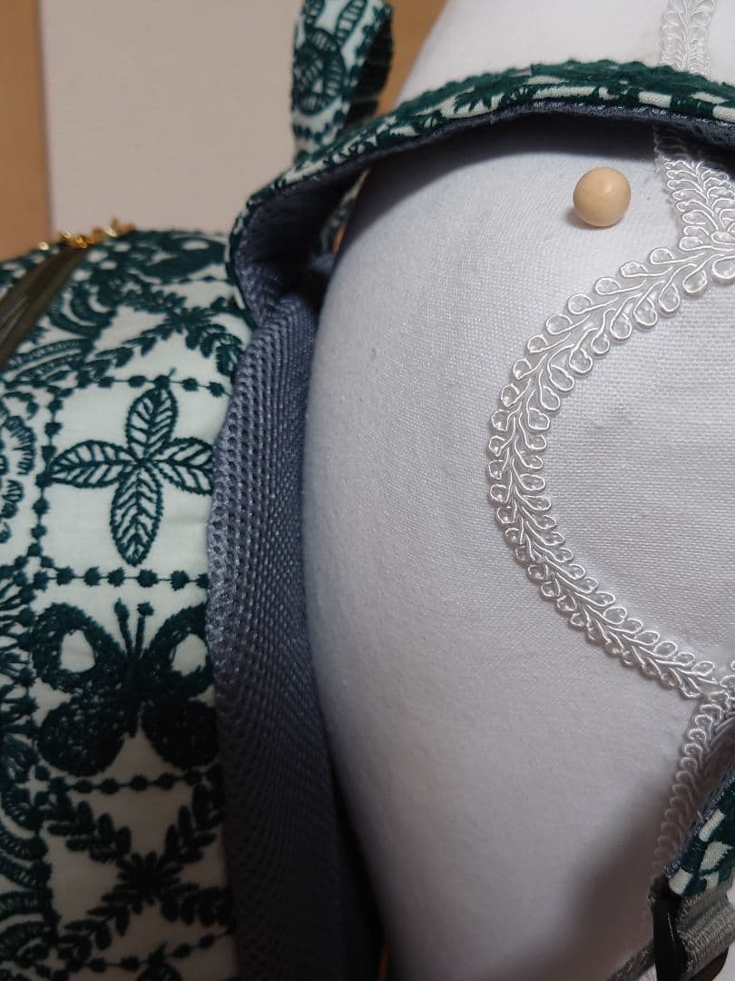 forest tile light green　ミナペルホネン　リュック