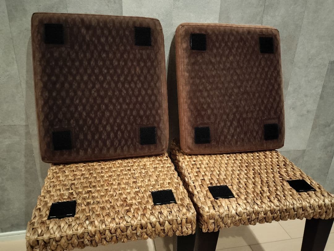 ウォーターヒヤシンス　2脚セット　スツール チェア レトロ/アジアンテイスト