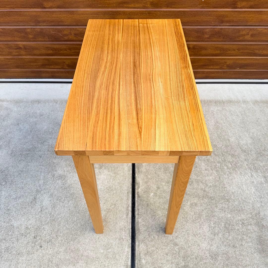 廃盤 美品 無印良品 デスク 学習机 タモ 引き出し付き