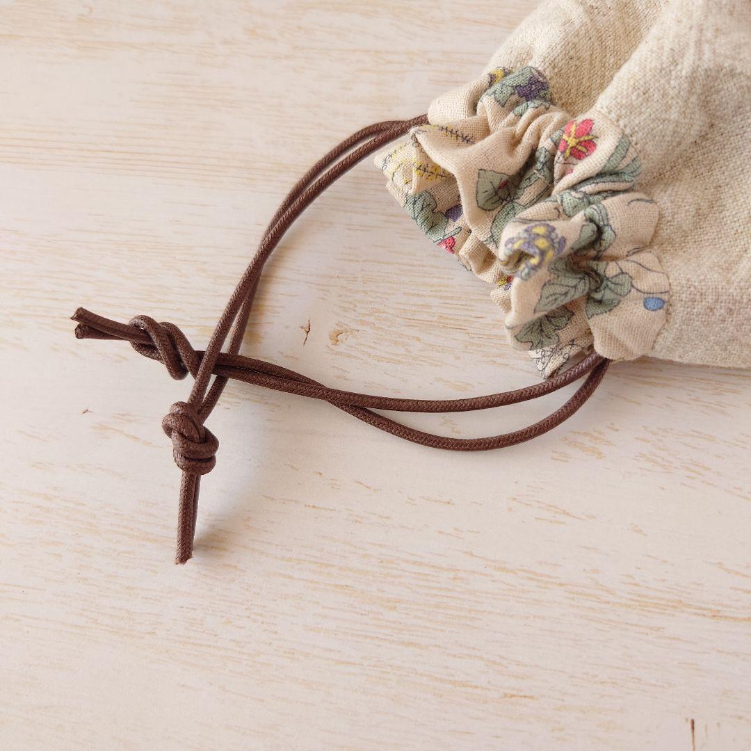 ちっちゃな巾着 サシェ M ／詰替タイプ【リス君のバスケット】