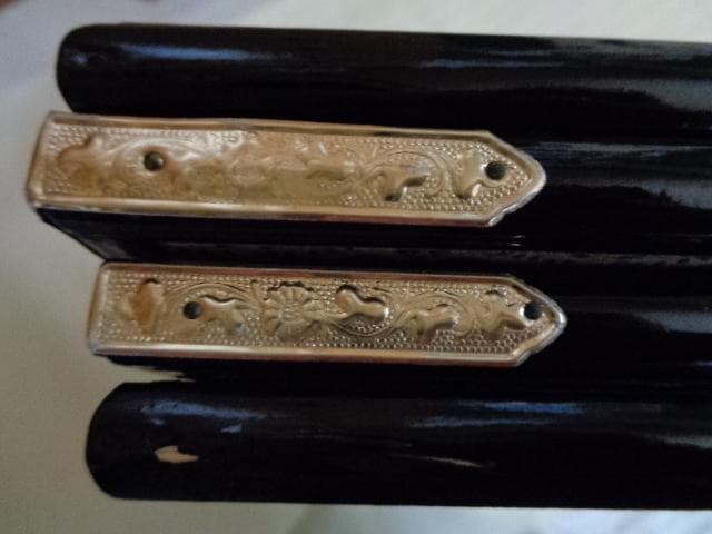 箱入り金屏風　大き目　1対　昭和物　お祝い事などに