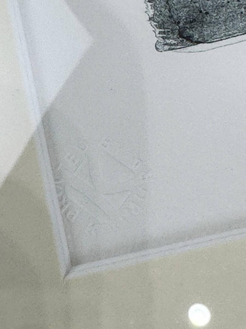 真作】篠田桃紅 「初心」 リトグラフ 版画 手彩 直筆サイン エンボス