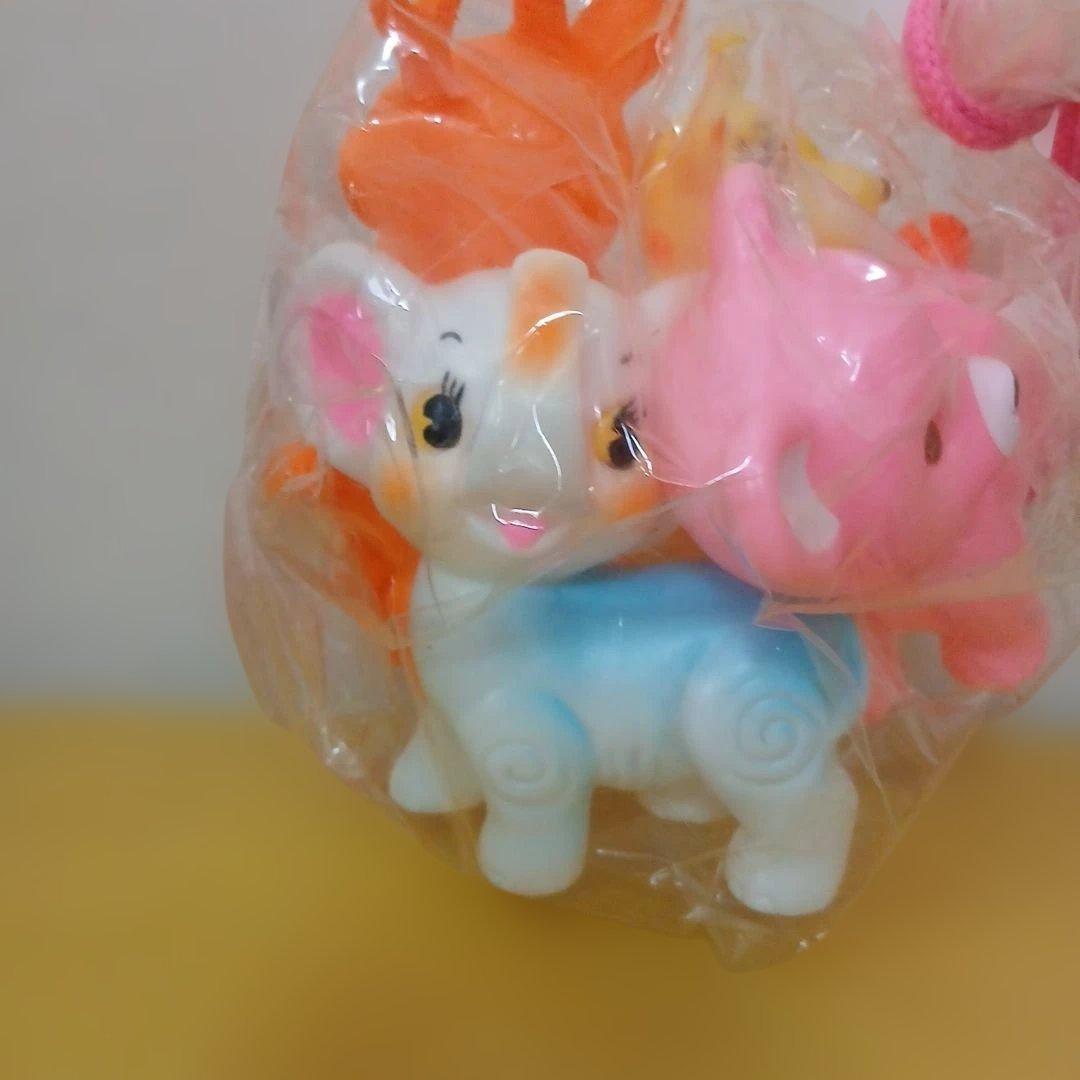 昭和レトロ　ソフビ動物　5体セット品