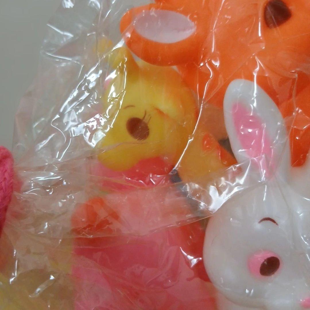 昭和レトロ　ソフビ動物　5体セット品