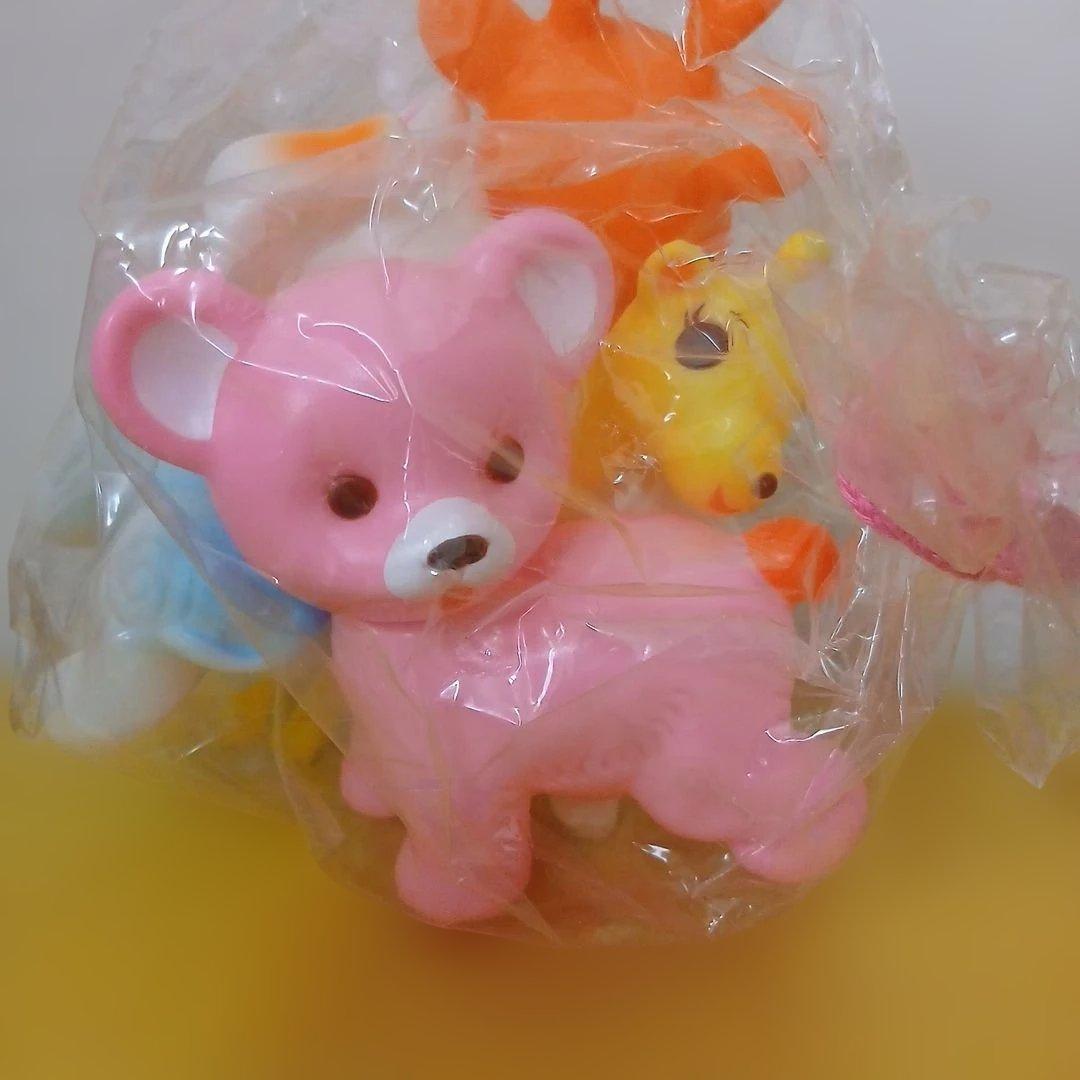 昭和レトロ　ソフビ動物　5体セット品