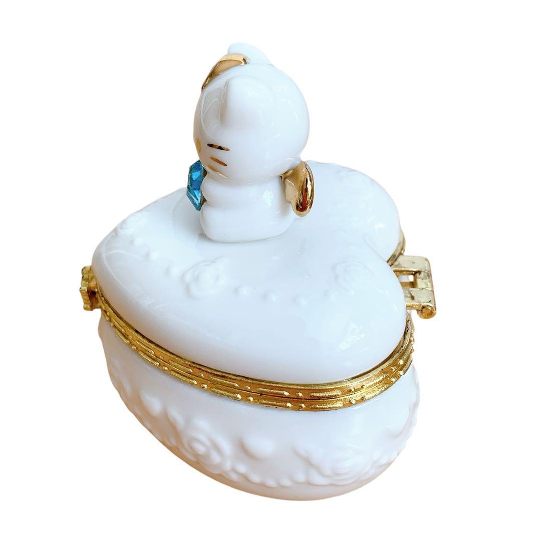 ⭐️レア⭐️ キティとミミィ エンジェル 陶器のアクセサリーケース