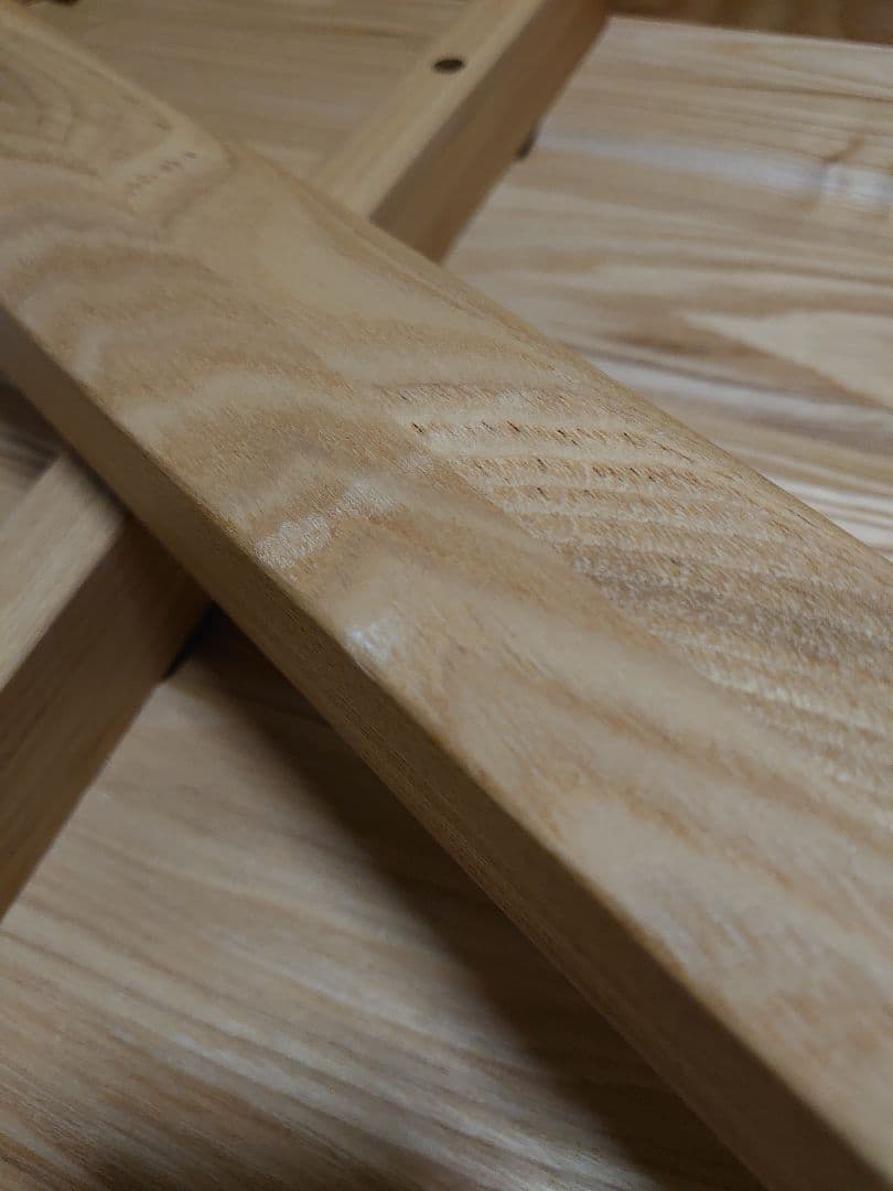 新城家具 ラウンドテーブル タモ無垢材 送料無料 - メルカリ